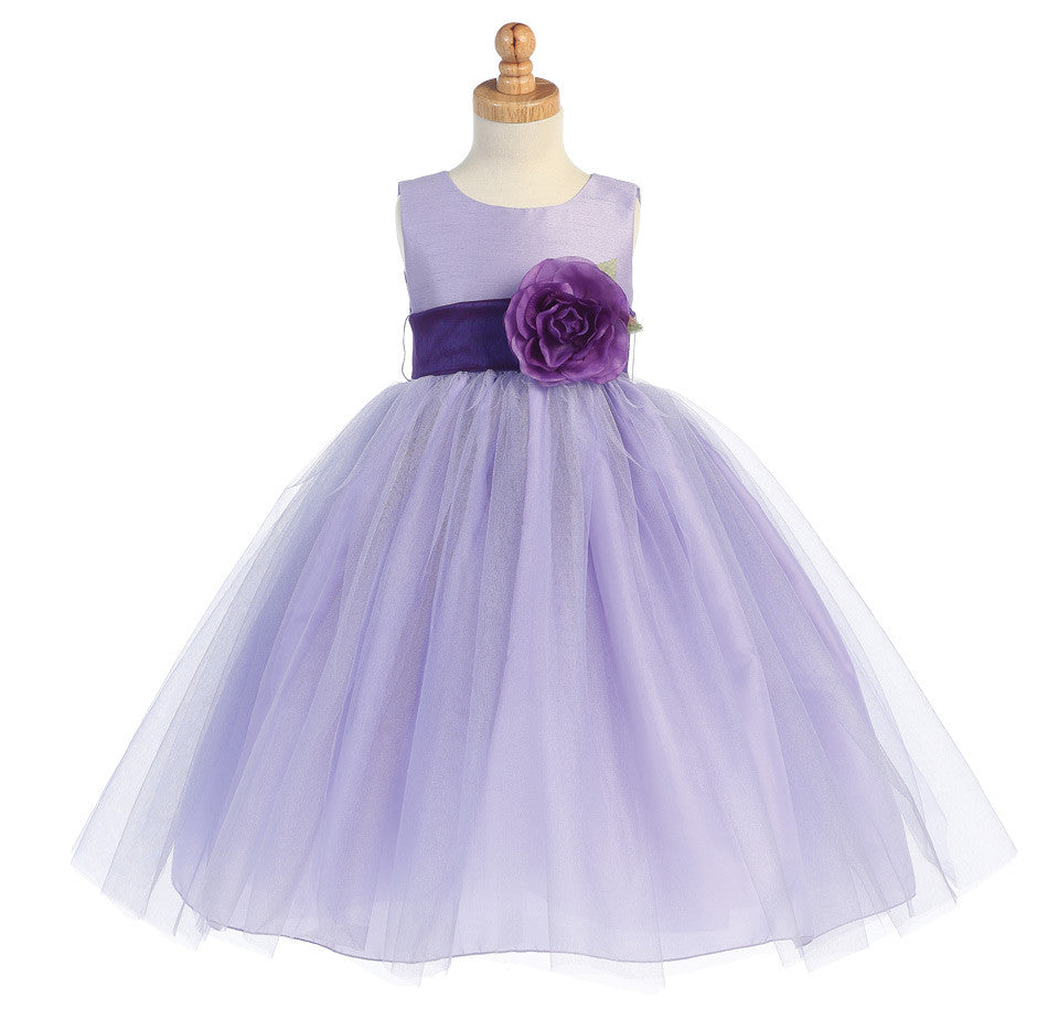 Ballerina Flower Girl Dress - Lilac ...
